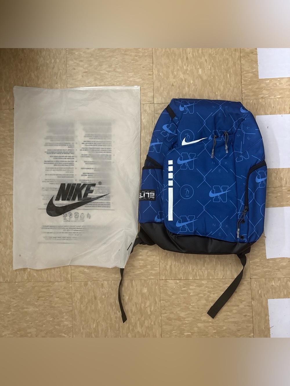 Nike Blue Men's Backpack with Black Base